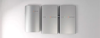 EnPhase Batteries installed on a wall